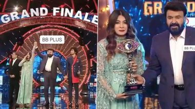 Bigg Boss Malayalam Season 4 Winner: Dilsha Prasannan Wins Mohanlal-Hosted Show, Becomes First-Ever Female Contestant To Bag The Title (View Pics)
